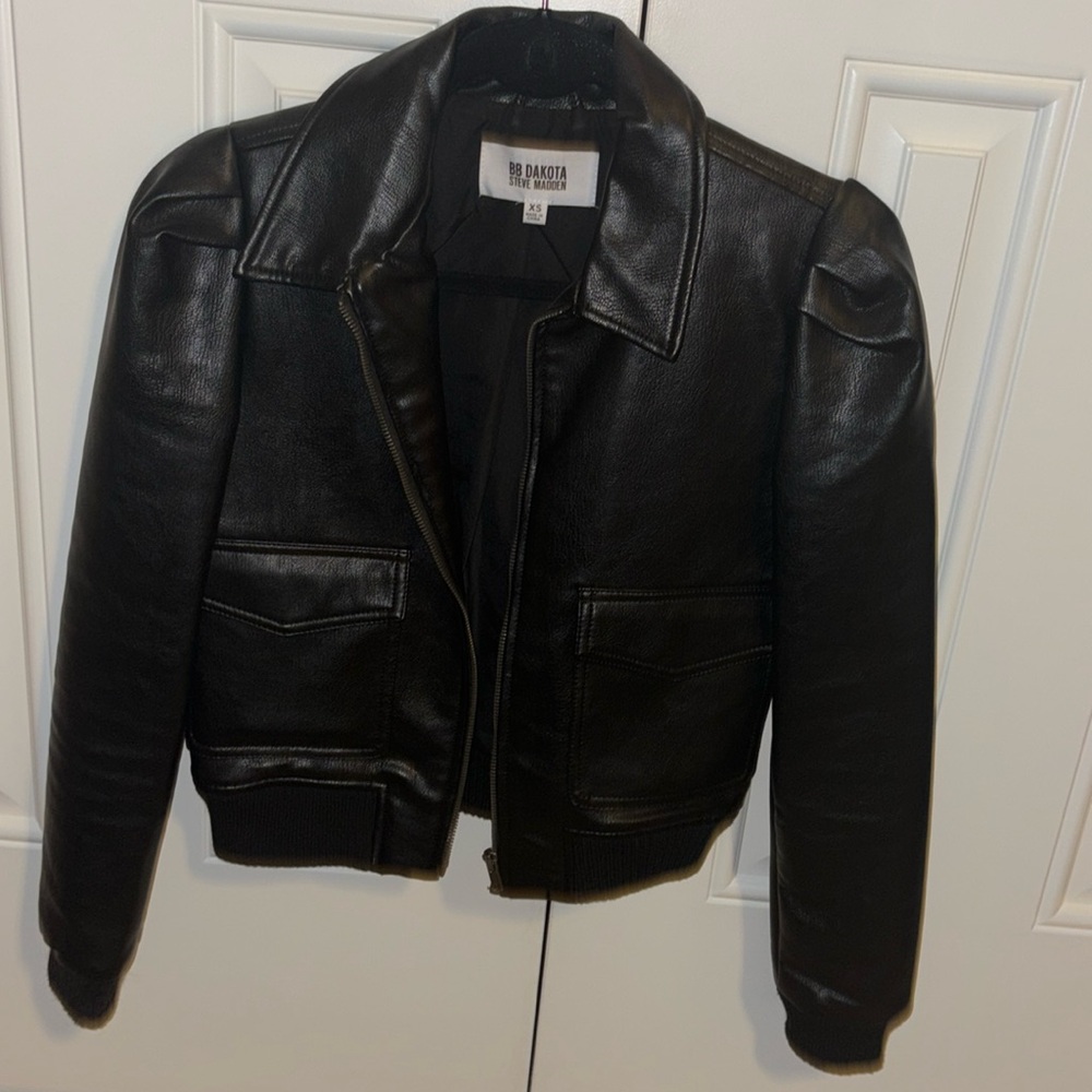 BB Dakota Faux Leather Jacket